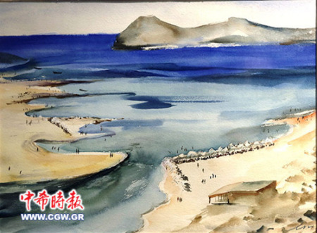 林庆华作品 《克里特的大海》(希腊《中希时报》) 林庆华作品 《克里特的大海》(希腊《中希时报》)
