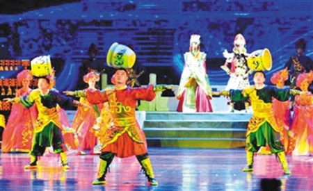 首届丝绸之路国际艺术节舞蹈表演（资料图）