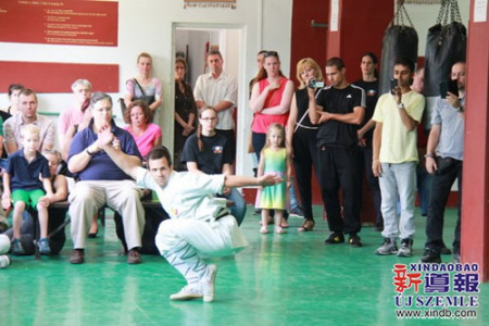鹰拳。(匈牙利《新导报》) 鹰拳。(匈牙利《新导报》)