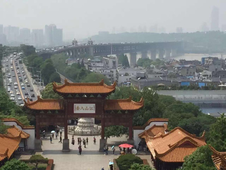俯瞰长江大桥