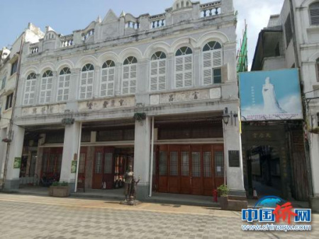 未来的天后宫入口位于中山路临街,可从长堤路远眺。 未来的天后宫入口位于中山路临街,可从长堤路远眺。