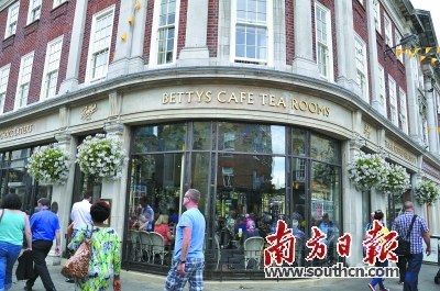 贝蒂茶室已成了不少游客造访约克的必去之处。