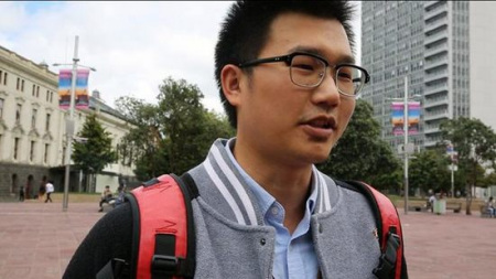 伏同学,中国,工程硕士专业学生。(新西兰天维网图片) 伏同学,中国,工程硕士专业学生。(新西兰天维网图片)