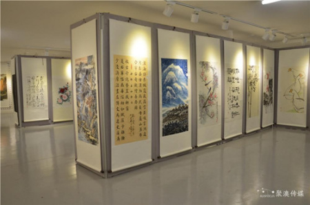 部分作品展。(澳洲聚澳国际传媒集团 资料图)