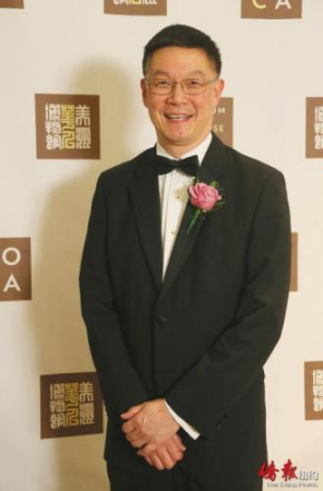 伍氏家族代表人之一伍伟洲。(美国《侨报》记者/管黎明 摄) 伍氏家族代表人之一伍伟洲。(美国《侨报》记者/管黎明 摄)