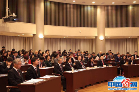 日中大学交流会现场。 马明辉 摄 日中大学交流会现场。 马明辉 摄