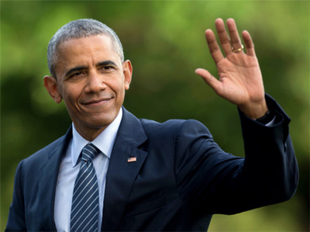 奥巴马成为美国首位非洲裔总统(网页截图)