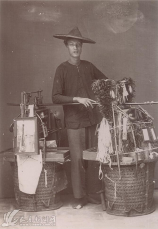 新加坡华人卖货郎1890年 新加坡华人卖货郎1890年