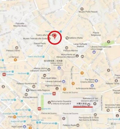 米兰“张瑶送别会”举办地点。(欧洲时报制图) 米兰“张瑶送别会”举办地点。(欧洲时报制图)
