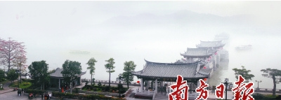 中国四大古桥之一——潮州广济桥。谢达虹 摄