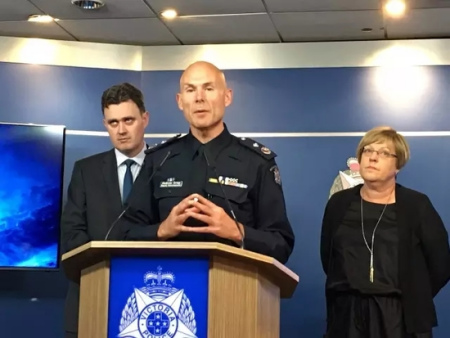 维州警察副局长Andrew Crisp（澳洲网微信公众号图片）