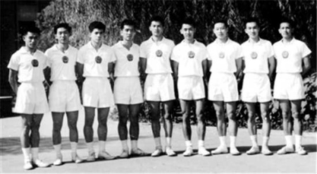 1963年第一代中国羽毛球男队