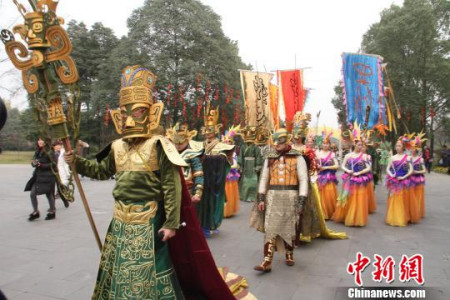 大祭祀仪式彩排现场。　钟欣 摄