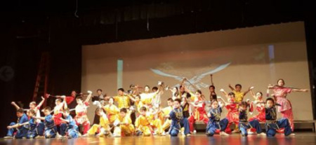 飞鹰功夫学院的武术表演 飞鹰功夫学院的武术表演