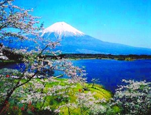 冬天的富士山是一年中最美的时候。