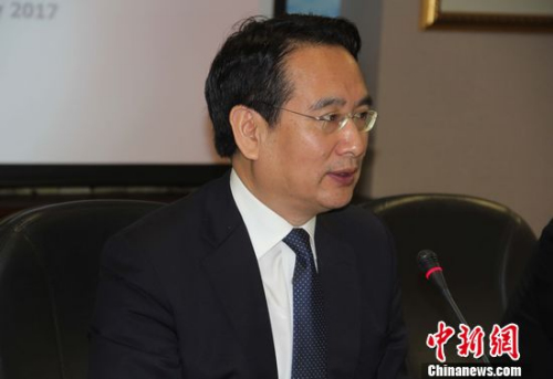 谭天星对印尼华社可持续、更好的发展提出了四点建议。林永传 摄
