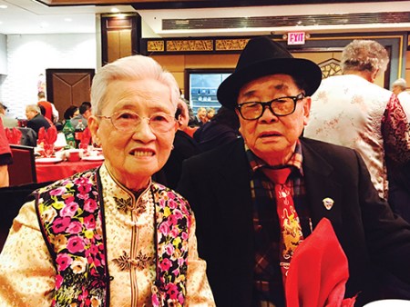 翁如亮和傅赛粧夫妇。 翁如亮和傅赛粧夫妇。