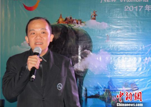 泰国国家旅游局15日晚在曼谷对中国媒体进行旅游推介。 王艳龙 摄 泰国国家旅游局15日晚在曼谷对中国媒体进行旅游推介。 王艳龙 摄