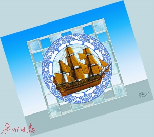 著名雕塑家俞畅创作的“中国皇后号”雕塑稿。 著名雕塑家俞畅创作的“中国皇后号”雕塑稿。