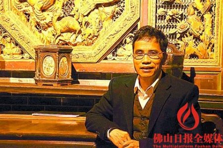 丹灶收藏家张永炎。 丹灶收藏家张永炎。