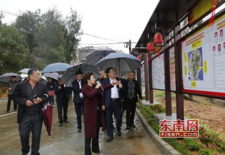 参观山亭镇东仙社区 参观山亭镇东仙社区