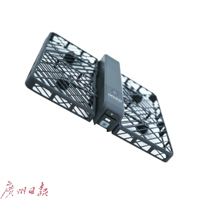 王孟秋发明的“小黑侠”无人机。 王孟秋发明的“小黑侠”无人机。