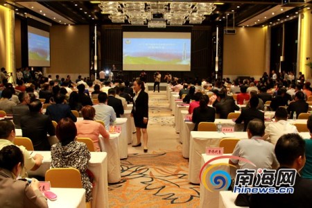 2017年第六届海南文昌南洋文化节招商推介会在文昌举行。南海网记者陈望 摄