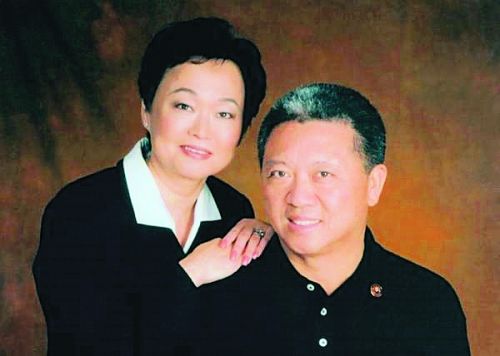 程正昌和妻子蒋佩琪。 程正昌和妻子蒋佩琪。