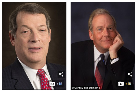 陶大卫雇请的律师:Stephen Golan(左)和Thomas Demetrio(右) 陶大卫雇请的律师:Stephen Golan(左)和Thomas Demetrio(右)