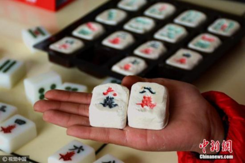 资料图:“麻将汤圆”。 王登虎 摄 图片来源:视觉中国 资料图:“麻将汤圆”。 王登虎 摄 图片来源:视觉中国
