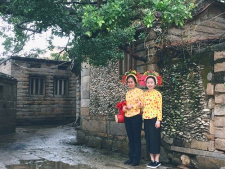 图为鲟溥村的“蚝宅”。当地村民供图 图为鲟溥村的“蚝宅”。当地村民供图