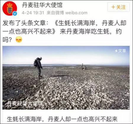 (图片来源:丹麦驻华大使馆微博截图) (图片来源:丹麦驻华大使馆微博截图)