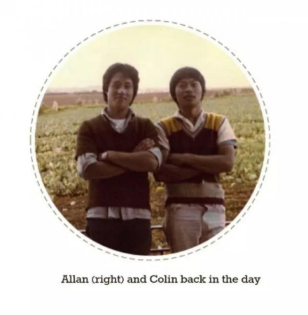 年轻时候的Allan(右)和Colin(新西兰先驱报中文网) 年轻时候的Allan(右)和Colin(新西兰先驱报中文网)