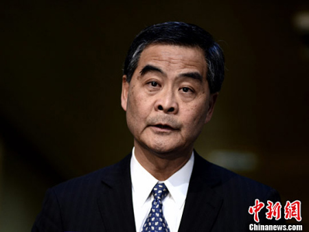 资料图：香港特别行政区行政长官梁振英。<a target='_blank' href='http://www.chinanews.com/'>中新社</a>记者 谭达明 摄