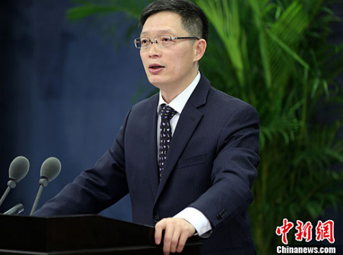 资料图:国台办发言人安峰山主持例行新闻发布会。<a target='_blank' href='http://www.chinanews.com/'>中新社</a>记者 张勤 摄 资料图:国台办发言人安峰山主持例行新闻发布会。<a target='_blank' href='http://www.chinanews.com/'>中新社</a>记者 张勤 摄