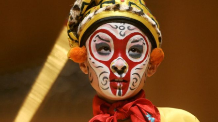  中国京剧中的美猴王形象。（图片来源：BBC官网） 