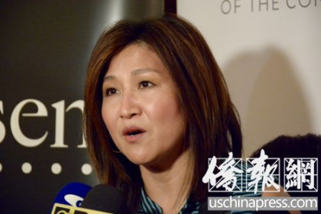 尼尔森亚太裔美国人外部顾问委员会成员尼娜宋(Nina Song)。(美国《侨报》/夏嘉 摄) 尼尔森亚太裔美国人外部顾问委员会成员尼娜宋(Nina Song)。(美国《侨报》/夏嘉 摄)