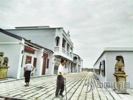 海口埠码头附近的街道。 海口埠码头附近的街道。