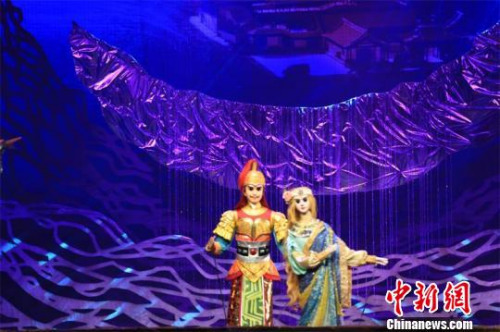 《丝路驼铃》剧情主人公。　王爵 摄
