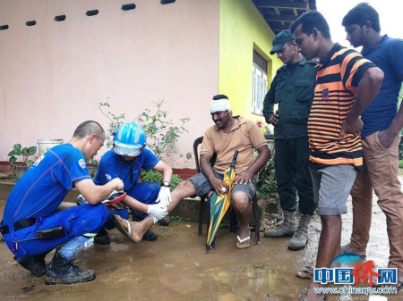 中国企业继续向斯里兰卡灾区捐款捐物重建家园