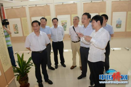 图为展览现场。 图为展览现场。