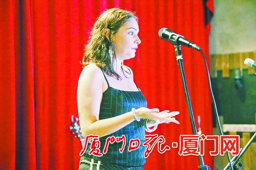 Flavia Rocha Loures。 姚 凡 摄 Flavia Rocha Loures。 姚 凡 摄