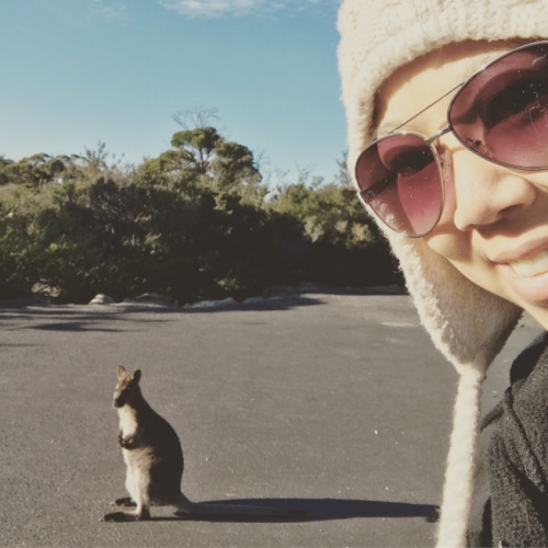 Alison李上月去澳大利亞遊玩。（Alison提供）