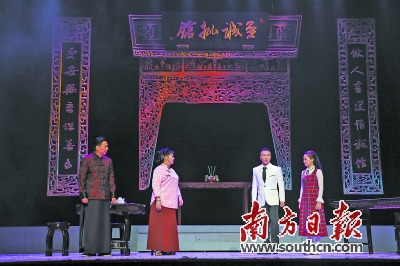 《风雨侨批》是南粤古驿道文化之旅的首部话剧。受访者供图 《风雨侨批》是南粤古驿道文化之旅的首部话剧。受访者供图