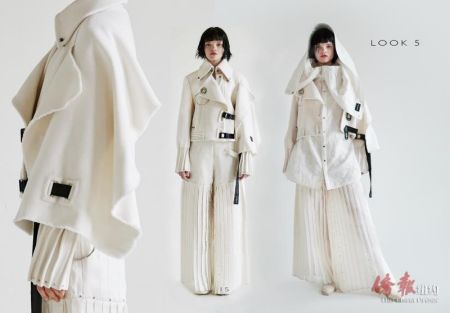 许燕妮的时装设计作品。(美国《侨报》) 许燕妮的时装设计作品。(美国《侨报》)