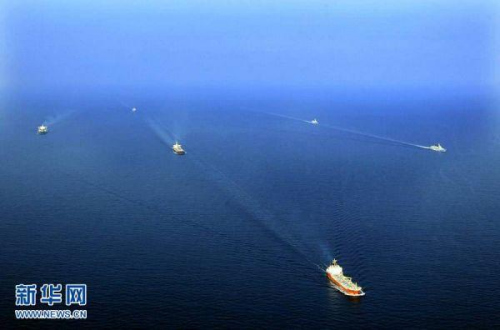 中国海军护航编队执行护航任务 中国海军护航编队执行护航任务