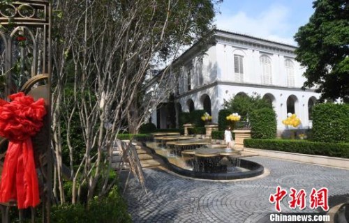 9月23日，福州仓山区爱国路2号原美国领事馆修复开幕。　记者刘可耕 摄