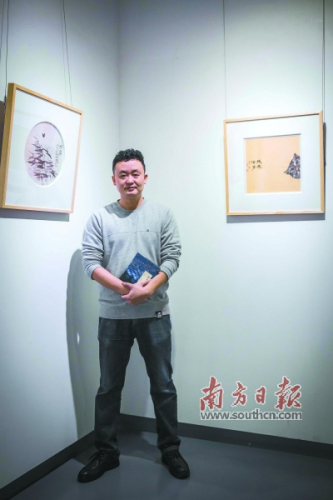 林帝浣的“二十四节气水墨国画展”正在广州289艺术园区展出。