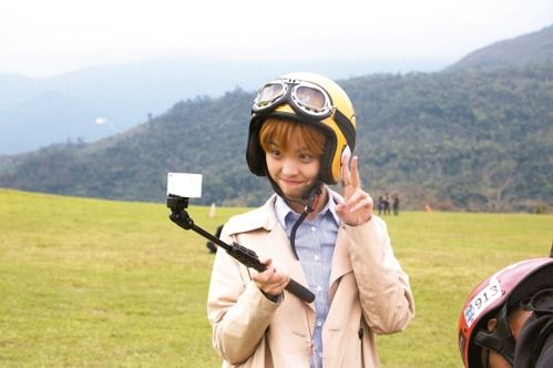 陆生马牧歌在台东玩飞行伞（图片来源：台湾《联合报》）