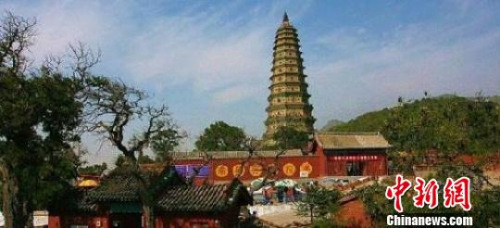 广胜寺塔是全国19座释迦牟尼真身舍利塔之一。 资料图 广胜寺塔是全国19座释迦牟尼真身舍利塔之一。 资料图